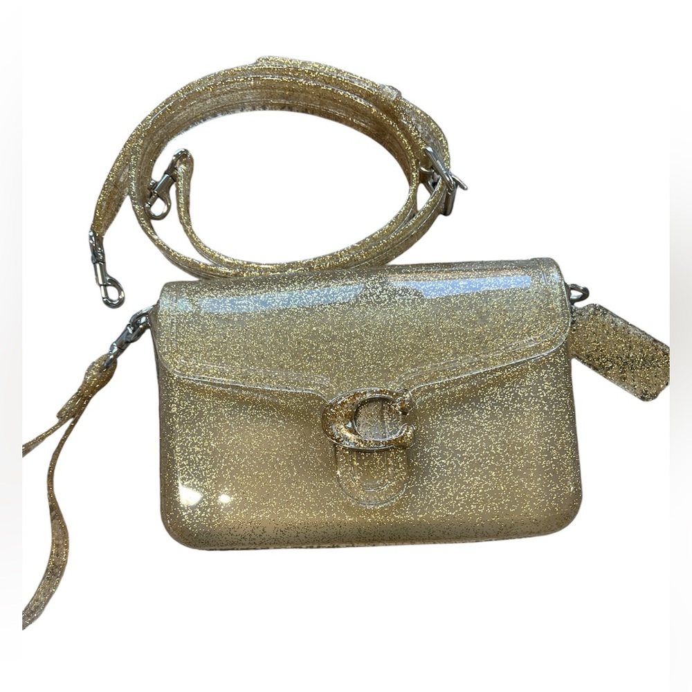 Coach Jelly Tabby Gold Sparkles